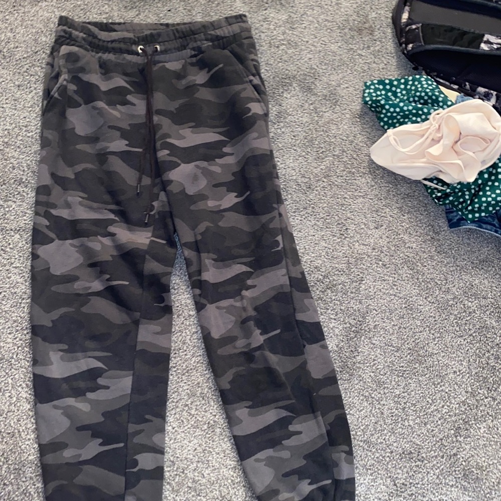 Target Green Camo Sweats size S